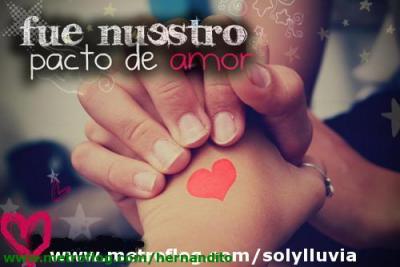 pacto de amor...(: